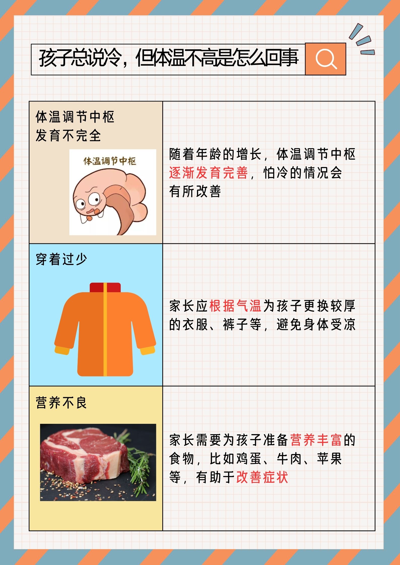 孩子总喊冷但体温正常，家长该注意什么？
